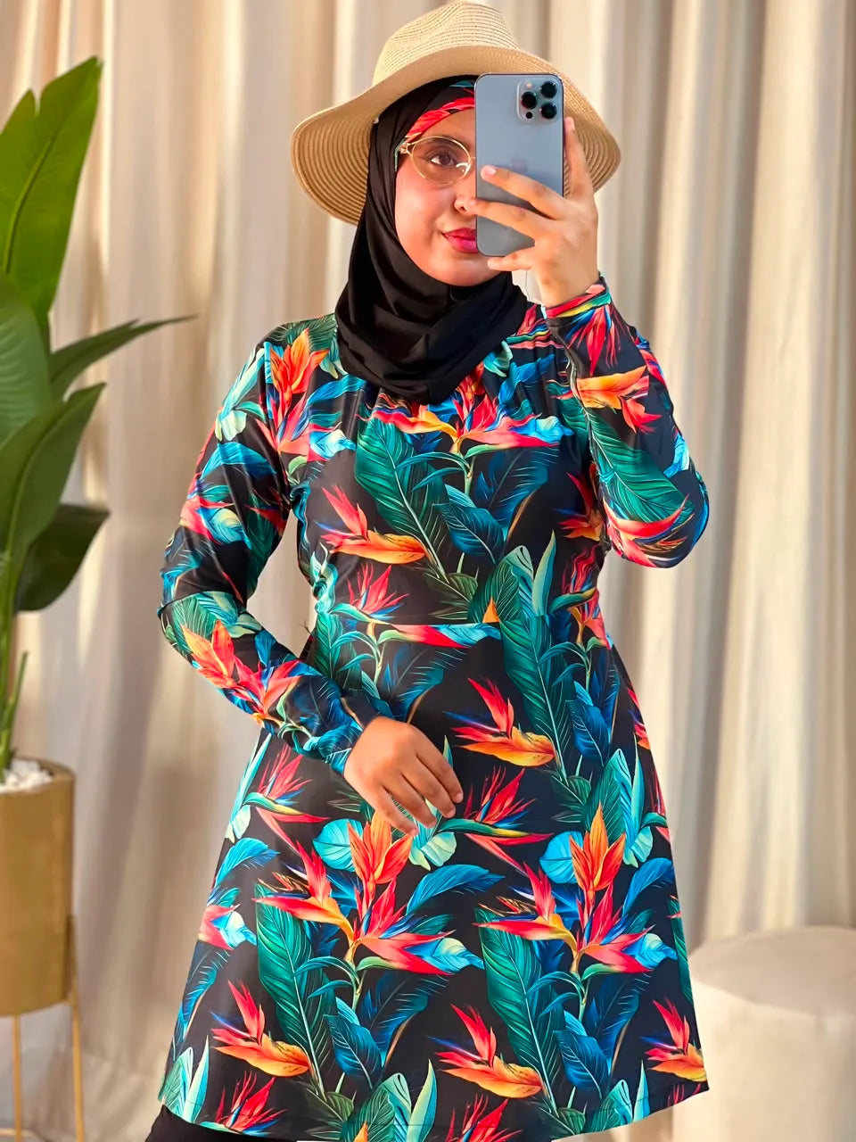 بوركيني سيكليزم مكون من تلات قطع للمحجبات و غير المحجبات
